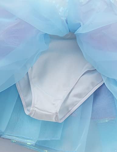 Hansber Bale Tutu Giyim Elbise Çocuklar Kızlar için Kolsuz Parlak Kabarık Etek Dans Performansı Kostüm
