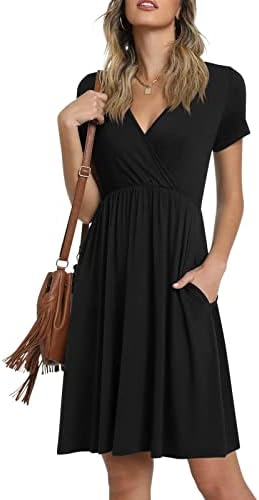 Bayan Yazlık Elbise - Kollu Gündelik Kadınlar için Artı Boyutu Elbiseler