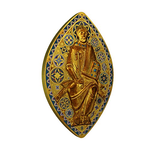 2014 Niué Kanıtı-Dünya Mirası-İhtişamlı Aziz Peter - 1 ons-Yaldızlı Gümüş Sikke-2 $Dolaşımsız