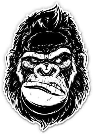 Kızgın Gorilla-3 vinil yapışkan - Araba Laptop için Su Şişesi Telefon-Su Geçirmez Çıkartma