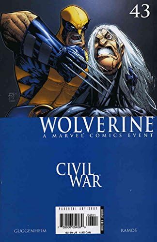 Wolverine (Cilt. 3) 43 VF ; Marvel çizgi roman / İç savaş Nitro