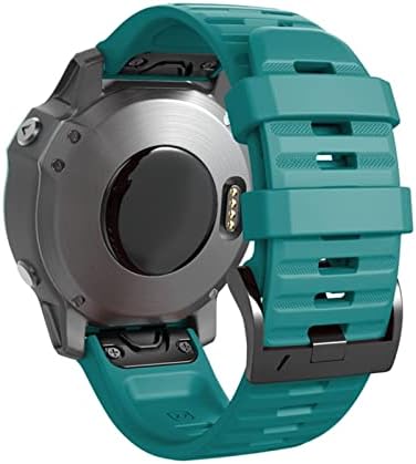 CYSUE 26 22mm Hızlı Fit Watchband Garmin Fenix 7 7X 6X 6Pro İzle Silikon Kolay Fit Bilek Bandı Kayışı Fenix 5X5 3