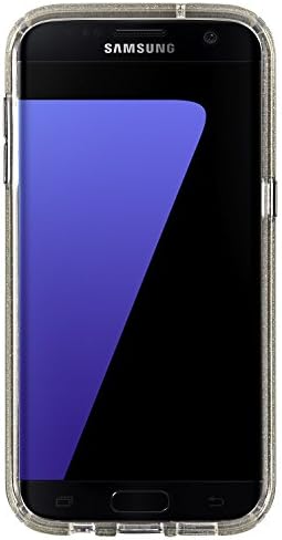 Benek Ürünleri CandyShell Koruyucu Kılıf Samsung Galaxy S7 Kenar-Perakende Ambalaj-Altın Glitter / Temizle