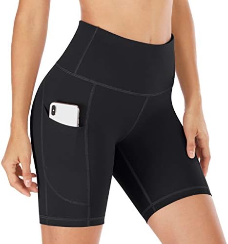 IUGA Premium pantolon seti (Küçük Beden) - Cepli Kadınlar için 1 Kapri Tayt, Cepli 1 Motorcu Şortu Kadın Egzersiz