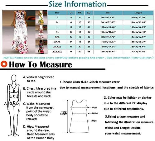 Fragarn Artı Boyutu Maxi Elbise Kadınlar için 2022 Yaz Kolsuz Çiçek Baskı Gevşek Elbiseler Dökümlü askı elbise Plaj