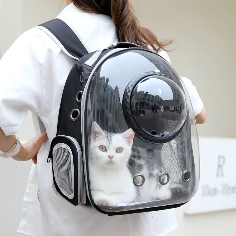 Evcil hayvan çantası Şeffaf Uzay Kapsülü kedi çantası Yeni Giden Sırt Çantası kedi çantası Güneş Koruyucu Nefes Büyük