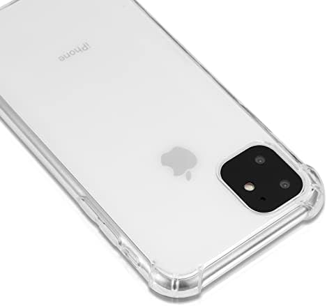 iPhone 11 Durumda, Darbeye Dayanıklı Ultra Slim Fit Silikon Şeffaf Kapak TPU Yumuşak Jel Kauçuk Kapak Şok Direnci