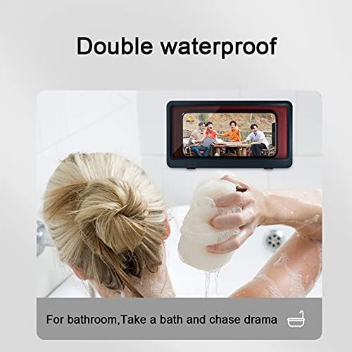 Duş telefon tutucu Duvar Asılı Montaj telefon kılıfı Su Geçirmez Punch-Ücretsiz Cep Telefonu Kutusu Raf Banyo Duş