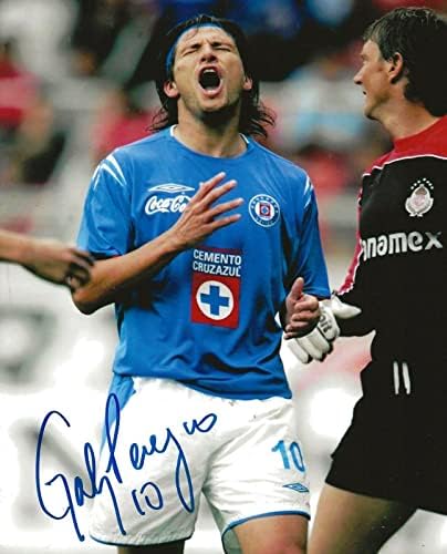 Gabriel Pereyra imzalı Cruz Azul Futbol 8x10 fotoğraf imzalı 2-İmzalı Futbol Fotoğrafları
