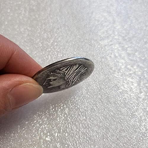 Antika El Sanatları Yunan Sikke Pirinç Gümüş Kaplama Eski Gümüş Dolar Gümüş Yuvarlak Sikke Yabancı Para 452