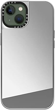 iPhone 13 için Uyumlu Casetify Ayna Kılıfı Magsafe-Gümüş üzerine Gümüş