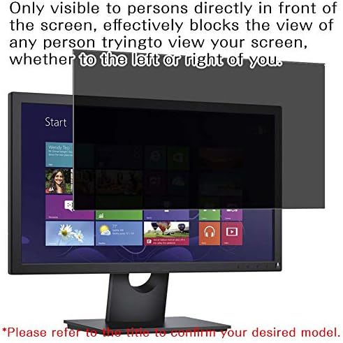 Synvy ekran koruyucu koruyucu ile Uyumlu Dell 2407WFP-HC 24 Ekran Monitör Anti Casus Filmi Koruyucuları [Temperli