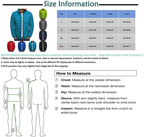 Erkek Ceket, artı Boyutu Uzun Kollu Palto Erkekler Trend Aktif Kış Yüksek Boyun Zip Up Ceketler Fit Katı Color1