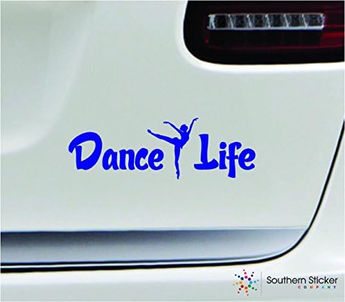 Dans Hayatı Metin Balerin 7x2. 3 Mavi Sevimli Dansçı Bale Amerika Birleşik Devletleri Renkli Etiket Devlet Çıkartması