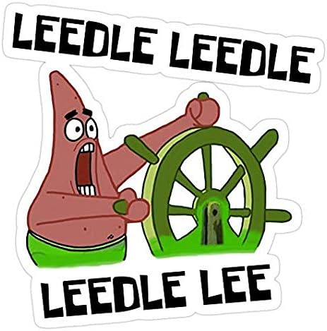 Leedle Leedle Leedle Lee-Sünger Bob, Sünger Bob Çıkartma-Çıkartma Grafiği-Otomatik, Duvar, Dizüstü Bilgisayar, Hücre,