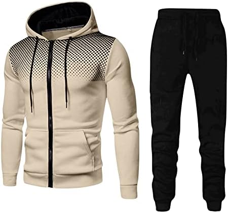 Erkek Spor Eşofman Uzun Kollu Kazak Hoodies Kazak ve Sweatpants Sonbahar Kış Takım Elbise 2 ADET Kıyafetler Set