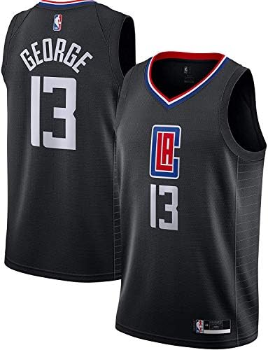 Dış Malzeme Paul George Los Angeles Clippers 13 Siyah Yürümeye Başlayan Çocuk Bildirimi Baskı Forması