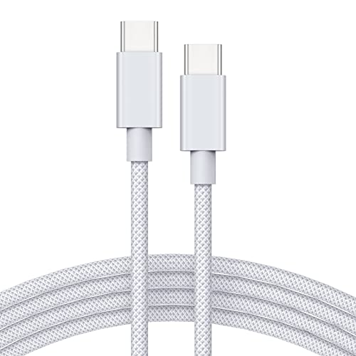 USB C'den USB C'ye Kablo 6.6 ft 60W, USBC C Tipi Hızlı Şarj Şarj Kablosu MacBook Pro, Mac Air, iPad Pro 12.9 11 inç,