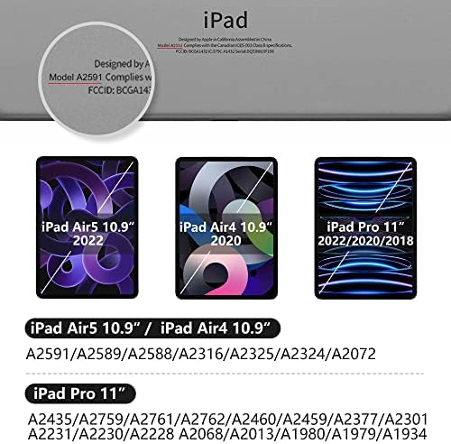 auaua Ekran Koruyucu için iPad Pro 11 inç (4th/3rd /2nd /1st Gen), iPad Hava 5th Nesil 2022, iPad Hava 4th Gen 2020,