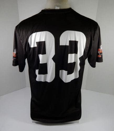 Cleveland Browns 33 Oyun Kullanılan Kahverengi Uygulama Egzersiz Gömlek Forması XL DP45226-İmzasız NFL Oyun Kullanılan
