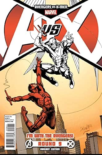 Yenilmezler X-Men'e karşı 9C VF / NM; Marvel çizgi romanı