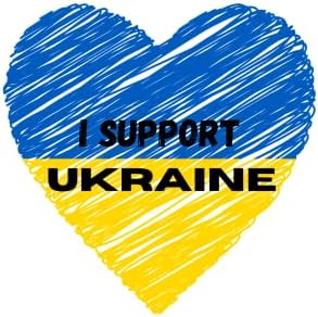 Ukrayna Bayrağı Araba Mıknatısı Tampon Çıkartması - 3.5 - Güçlü Mıknatıs-Esnek Mıknatıslardan Hava Koşullarına ve