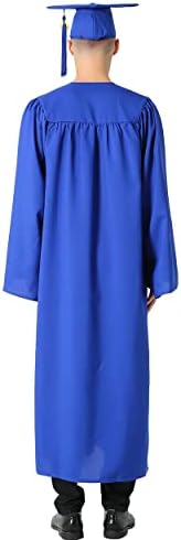 GraduationMall Mat Mezuniyet Elbisesi Kap Püskül Seti 2023 Lise ve Lisans için