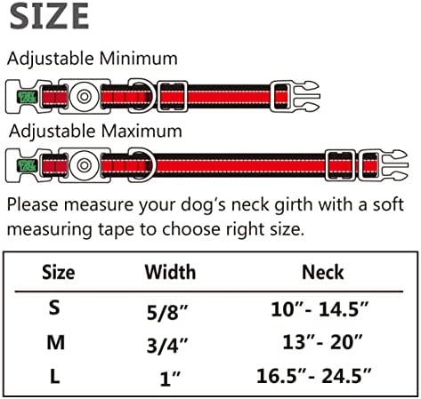 Kolay Kilit köpek tasması ve Tasma Seti, Küçük Büyük Köpekler için Ayarlanabilir Yaka Köpek Yavrusu, Manyetik Toka
