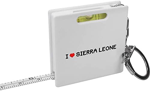 Azeeda 'Sierra Leone'yi Seviyorum' Anahtarlık Mezura / Su Terazisi Aracı (KM00028005)