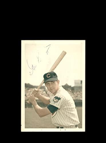 Don Kessinger İmzalı Orijinal 1960'ların 4x5 Snaphot Fotoğrafı Chicago Cubs Wrigley