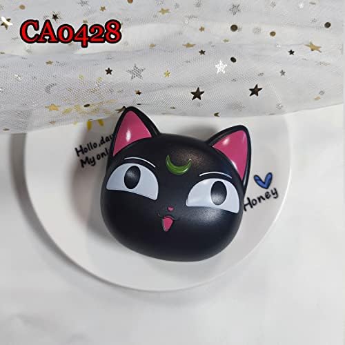 VIUJUH Anime Sevimli Kedi Kontakt lens Çantası Seyahat kutu konteyner Bakım Seti Ayna + Şişe + Cımbız Konteyner Tutucu