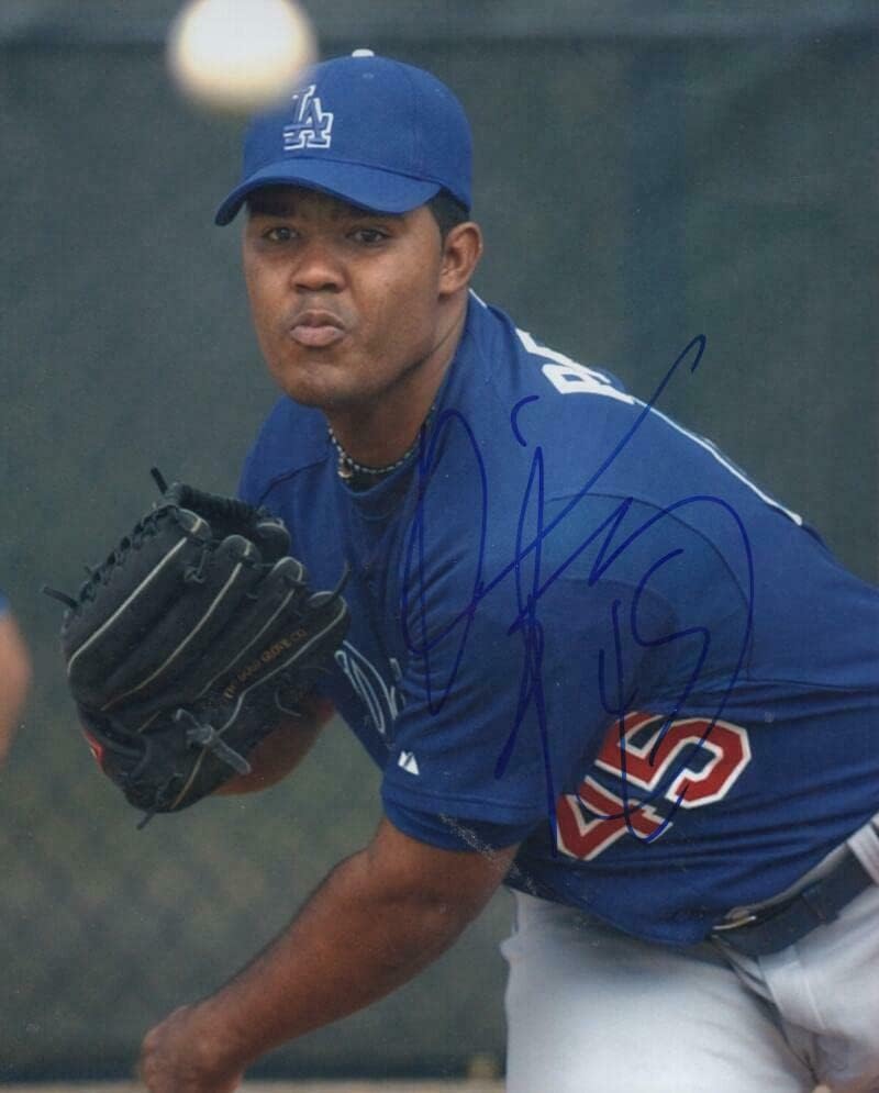 Odalis Perez Los Angeles Dodgers İmzalı İmzalı 8x10 Fotoğraf W / Coa - İmzalı MLB Fotoğrafları