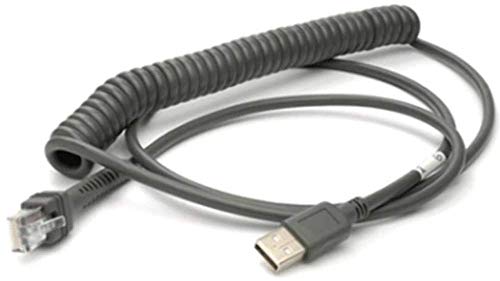 Honeywell 53-53235-N-3 USB Kablosu, TİP A, Sarmal, 5V Ana Bilgisayar Gücü, 2,9 m, Siyah