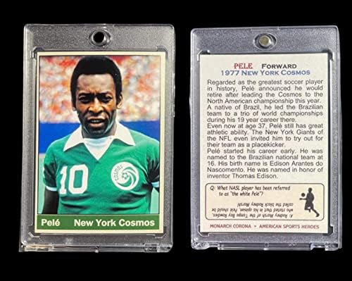 Orijinal Pele'77 New York Kozmosu, NASL Futbolu, Monarch Corona Mint 200 Var.
