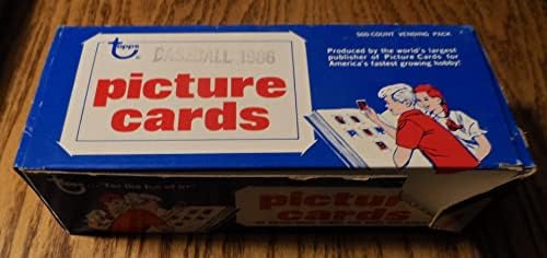 Topps 1986 Beyzbol Kartları Açılmamış Satış Kutusu (500 Kart)