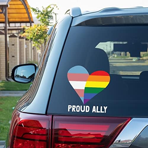 Gurur Lezbiyen Biseksüel LGBT Kalp Araba Çıkartmaları Eşcinsel Gurur Çıkartması LGBT Gökkuşağı Eşitlik Lezbiyen Vinil