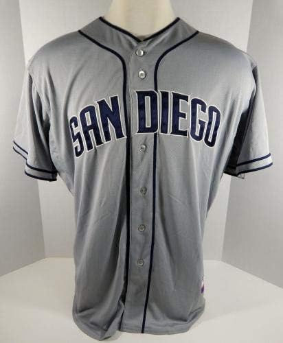 2012 San Diego Padres Brad Boxberger 29 Oyun Gri Forma Yayınladı - Oyun Kullanılmış MLB Formaları