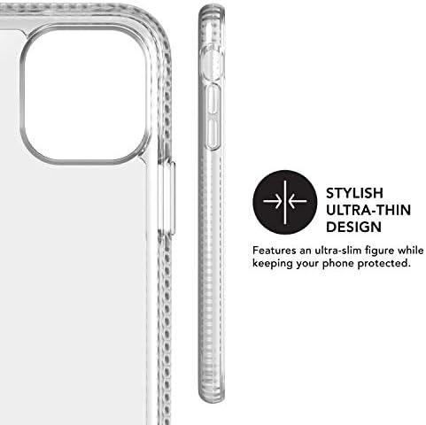 tech21 Saf Temizle Telefon Kılıfı için Apple iPhone 11 Pro Max 10ft Damla Koruma, Şeffaf