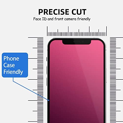 Sancannon Mat gizlilik Ekran koruyucu iPhone 12 Pro Max ile uyumlu, 6.7 Degrade Renkli Kağıt gibi Casus Önleyici Parlama