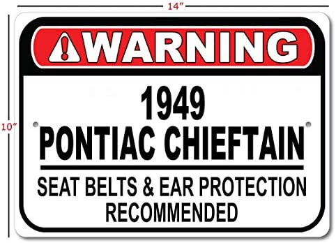 1949 49 Pontiac Chieftain Emniyet Kemeri Tavsiye Hızlı Araba İşareti, Metal Garaj İşareti, Duvar Dekoru, GM Araba