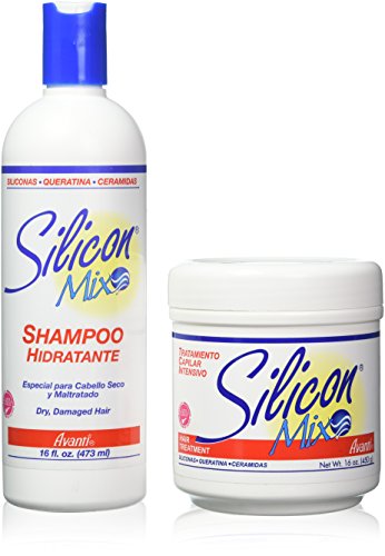 Silikon karışımı saç bakımı ve şampuan 16 ons