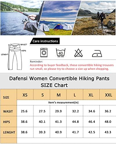 Dafensı Cabrio Pantolon Kadınlar Hızlı Kuru Yürüyüş Hafif Açık Kamp fermuarlı cepli pantolon Balıkçılık için