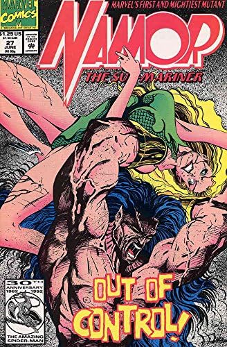 Namor, Alt Denizci 27 FN; Marvel çizgi romanı / Jae Lee John Byrne