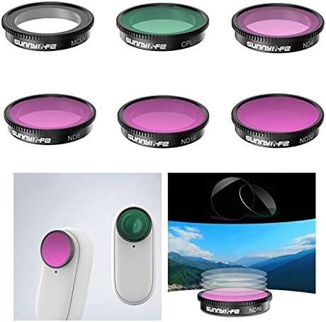 MOUDOAUER Su ve Çizilmeye Dayanıklı Combo Lens Koruyucu Filtre Koruyucu Değiştirme Insta360 GO 2 Spor Kamera Yedek