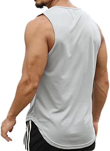 Erkek Koşu Kas Tank Top Erkekler için DRT-Fit Spor Egzersiz kolsuz üstler Nefes Eğitim Vücut Geliştirme Yelekler