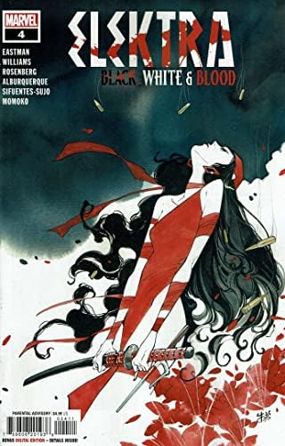 Elektra: Siyah, Beyaz ve Kan 4 VF / NM ; Marvel çizgi romanı