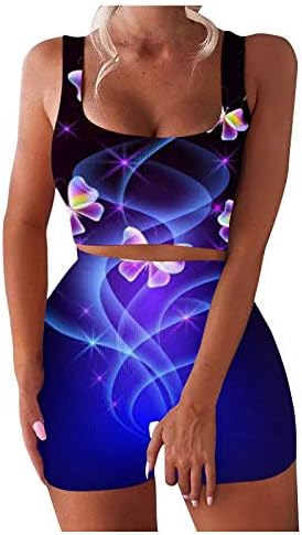 Xiloccer yaz kıyafetleri Kadınlar için koşu kıyafetleri Bayanlar Salonu Aşınma Setleri En İyi Loungewear Egzersiz