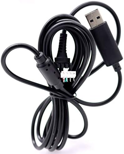Deal4GO 6.5 FT 4-pin USB Denetleyici Kablosu Pin Çıkışı Xbox 360 Kablolu Denetleyici Değiştirme Kablosu (Ambalajsız)