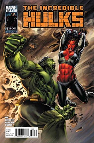 İnanılmaz Hulk, 627 VF; Marvel çizgi romanı / İnanılmaz Hulklar Kırmızı Dişi Hulk