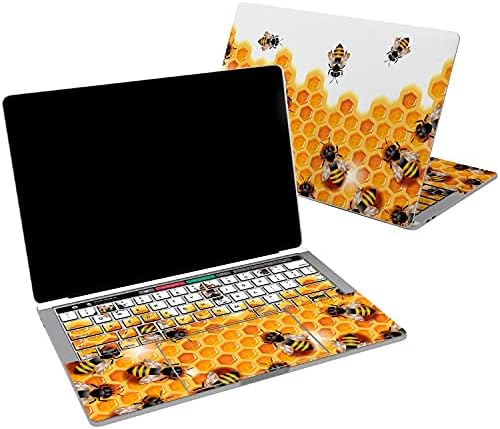 Cavka Vinil Çıkartma Cilt MacBook Pro 16 için Uyumlu M1 Pro 14 2021 Hava 13 M2 2022 Retina 2015 Mac 11 Mac 12 Bal